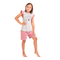 Girls summer pajama set Hedgehog t-shirt + Cashmere shorts